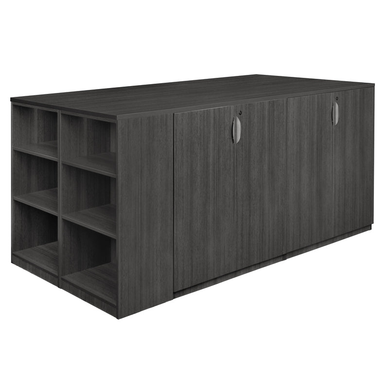 Regency Legacy Stand Up Storage Cabinet Quad with Bookcase End