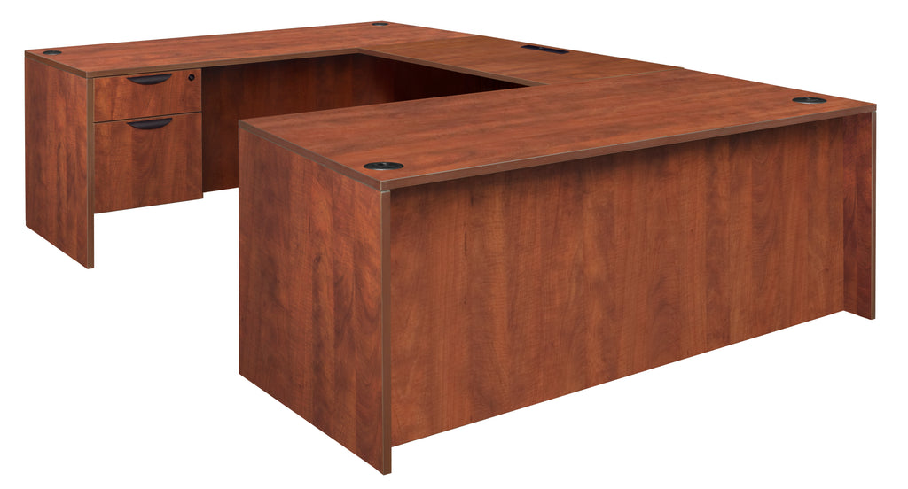 Regency Legacy U Desk with Pedestal Drawer Unit