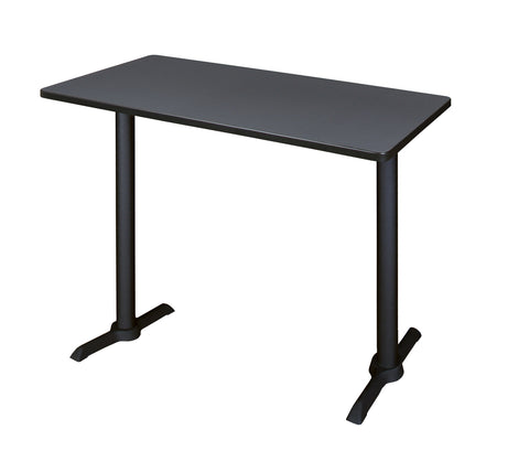 Regency Cain 48 x 24 in. Steel TBase Cafe Training Seminar Table