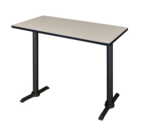 Regency Cain 48 x 24 in. Steel TBase Cafe Training Seminar Table