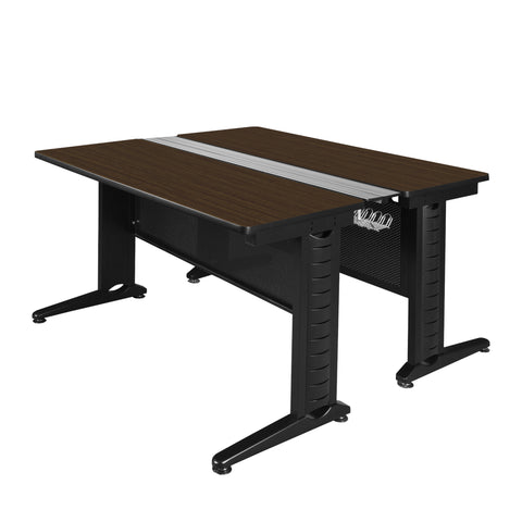 Regency Fusion 48 x 58 in. 2 Person Bench Workstation Desk