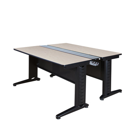Regency Fusion 48 x 58 in. 2 Person Bench Workstation Desk