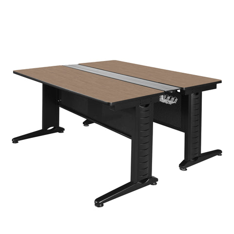Regency Fusion 48 x 58 in. 2 Person Bench Workstation Desk