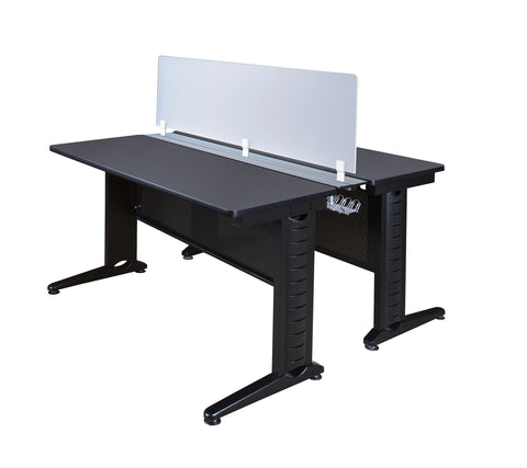 Regency Fusion 48 x 24 in. 2 Person Bench Workstation with Privacy Panel