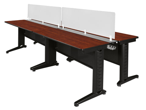 Regency Fusion 48 x 24 in. 2 Person Bench Workstation with Privacy Panel
