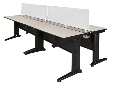 Regency Fusion 48 x 24 in. 2 Person Bench Workstation with Privacy Panel