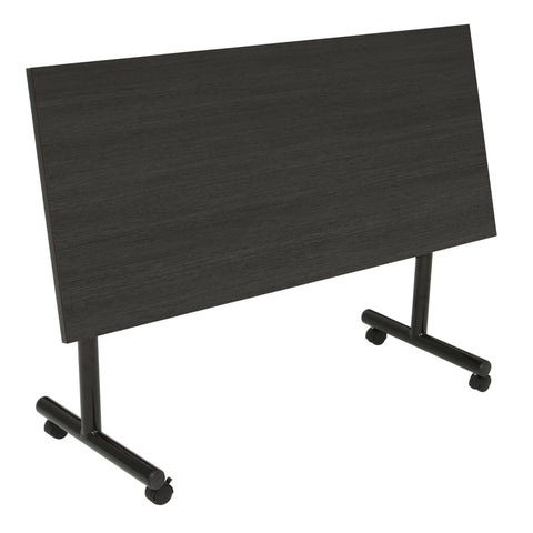 Regency Kobe 48 x 24 in. FlipTop Training Nesting Table & 2 Knight Mesh Chairs