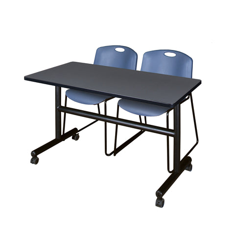 Grey / Blue / 48 x 30