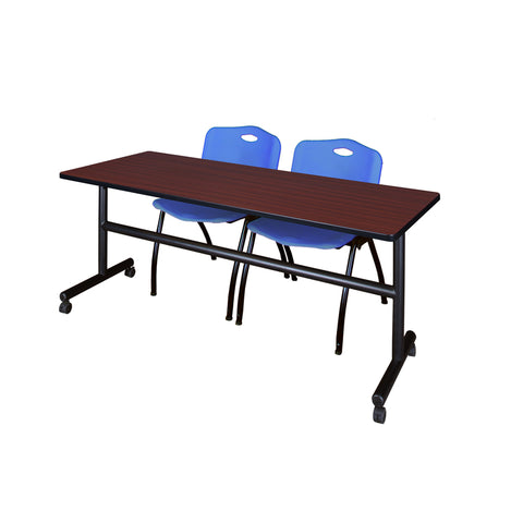 Mahogany / Blue / 72 x 24