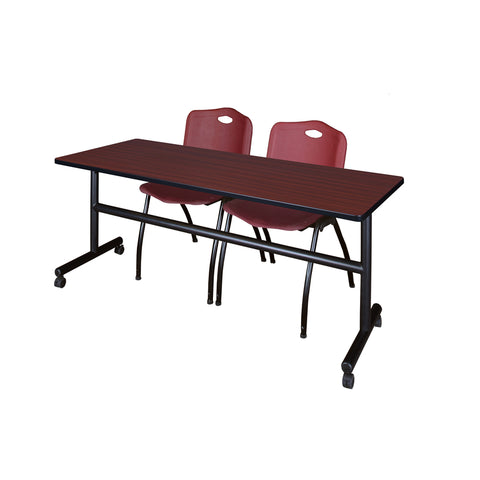 Mahogany / Burgundy / 72 x 24