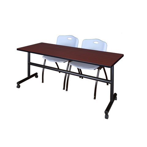 Mahogany / Grey / 72 x 24