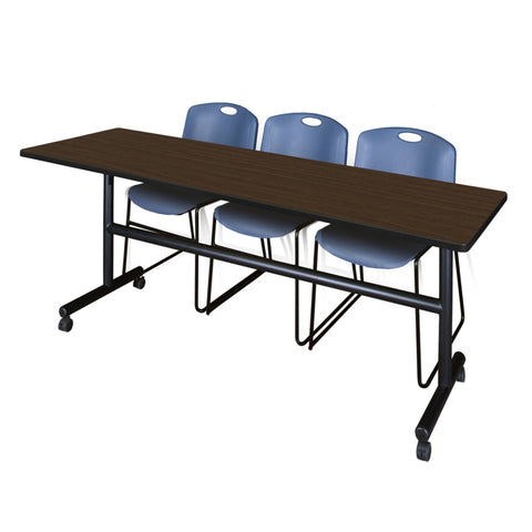 Blue|Neo Walnut / 84 x 24