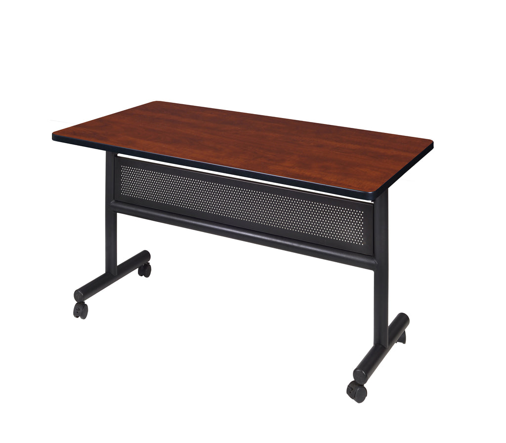Regency Kobe 48 x 24 in. FlipTop Training Nesting Table with Modesty Panel