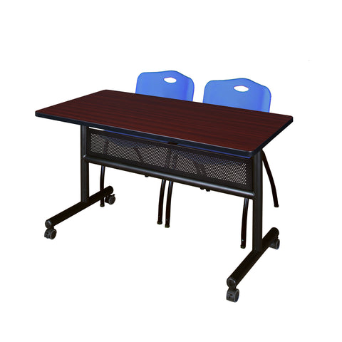 Mahogany / Blue / 48 x 24