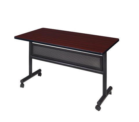 Regency Kobe 48 x 24 in. FlipTop Training Nesting Table with Modesty Panel