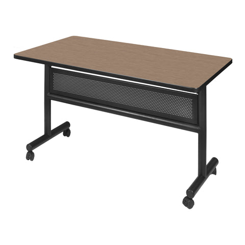 Regency Kobe 48 x 24 in. FlipTop Training Nesting Table with Modesty Panel