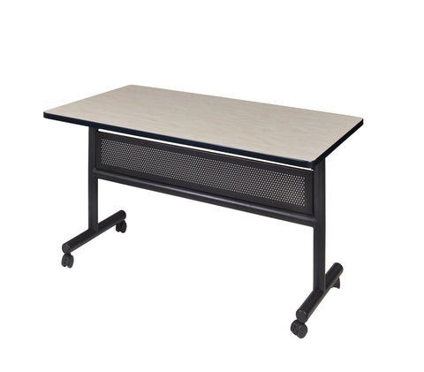 Regency Kobe 48 x 24 in. FlipTop Training Nesting Table with Modesty Panel