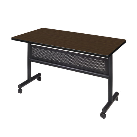 Regency Kobe 48 x 24 in. FlipTop Training Nesting Table with Modesty Panel