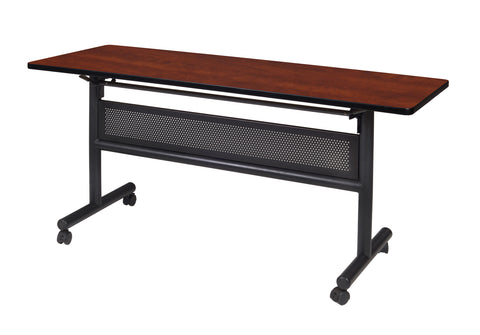 Regency Kobe 48 x 24 in. FlipTop Training Nesting Table with Modesty Panel