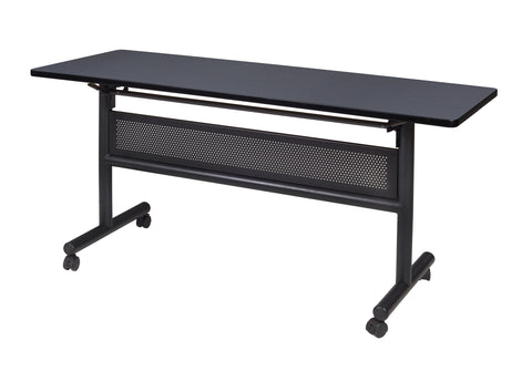 Regency Kobe 48 x 24 in. FlipTop Training Nesting Table with Modesty Panel