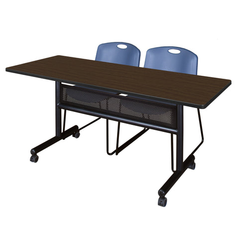 Blue|Neo Walnut / 60 x 24