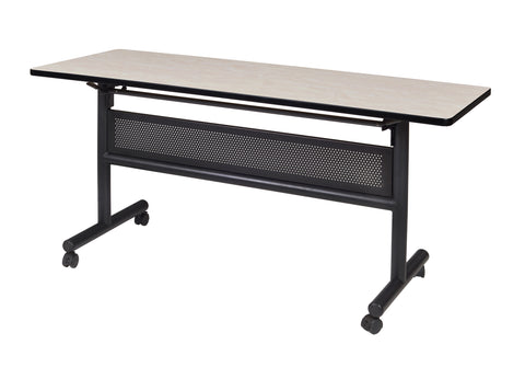 Regency Kobe 48 x 24 in. FlipTop Training Nesting Table with Modesty Panel