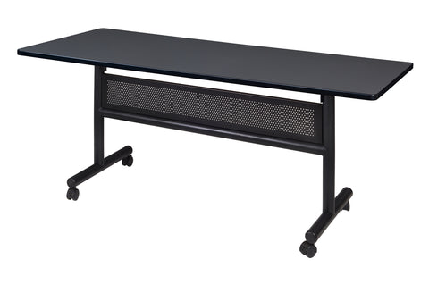 Regency Kobe 48 x 24 in. FlipTop Training Nesting Table with Modesty Panel