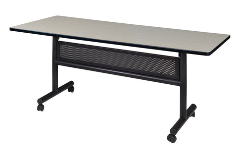 Regency Kobe 48 x 24 in. FlipTop Training Nesting Table with Modesty Panel