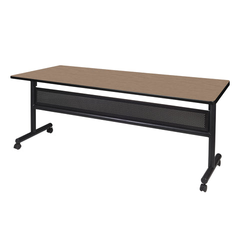 Regency Kobe 48 x 24 in. FlipTop Training Nesting Table with Modesty Panel