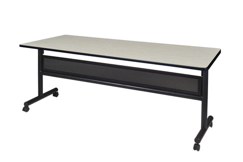 Regency Kobe 48 x 24 in. FlipTop Training Nesting Table with Modesty Panel
