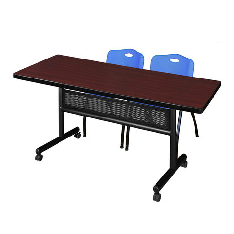 Mahogany / Blue / 72 x 30