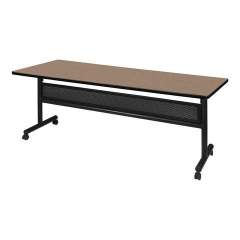 Regency Kobe 48 x 24 in. FlipTop Training Nesting Table with Modesty Panel