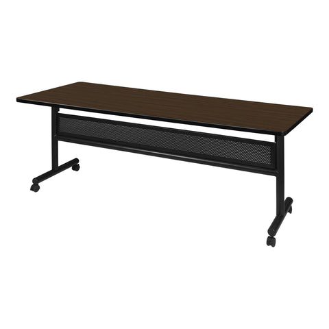 Regency Kobe 48 x 24 in. FlipTop Training Nesting Table with Modesty Panel