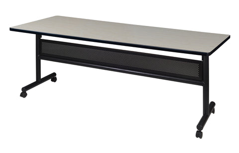 Regency Kobe 48 x 24 in. FlipTop Training Nesting Table with Modesty Panel