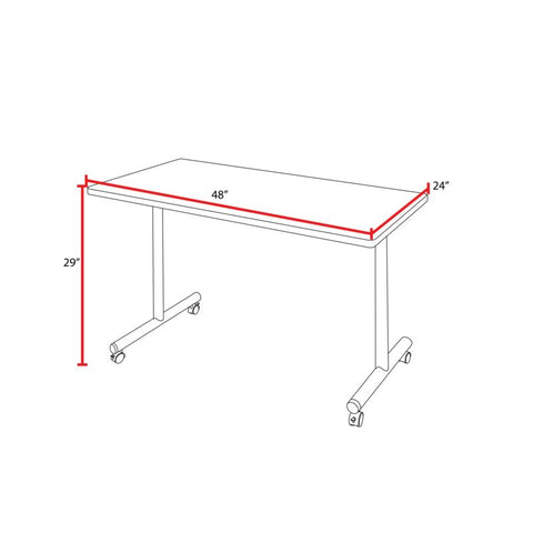 Black|Mahogany / 48 x 24