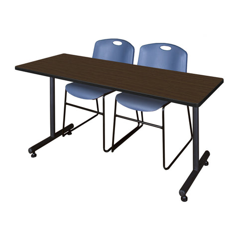 Blue|Neo Walnut / 72 x 24