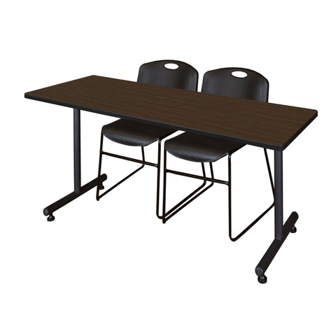 Black|Neo Walnut / 72 x 24
