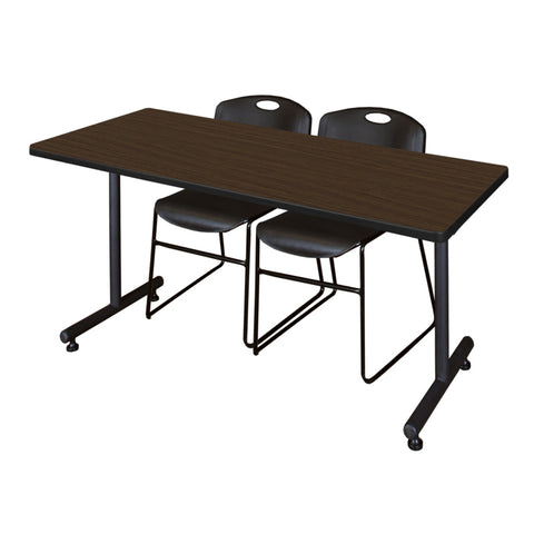 Black|Neo Walnut / 72 x 30