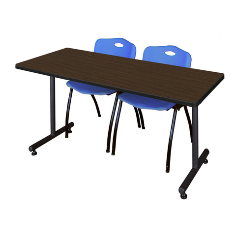 Blue|Neo Walnut / 72 x 30