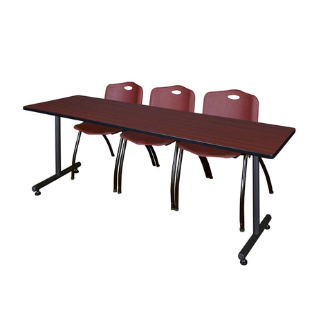 Burgundy|Mahogany / 84 x 24