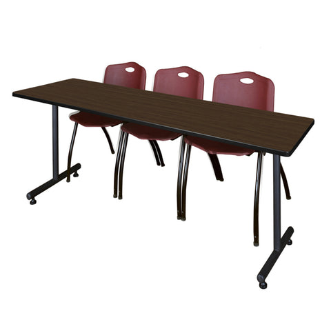 Burgundy|Neo Walnut / 84 x 24