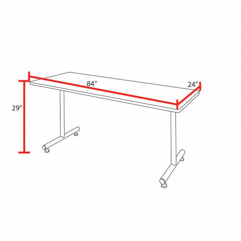 Black|Neo Walnut / 84 x 24