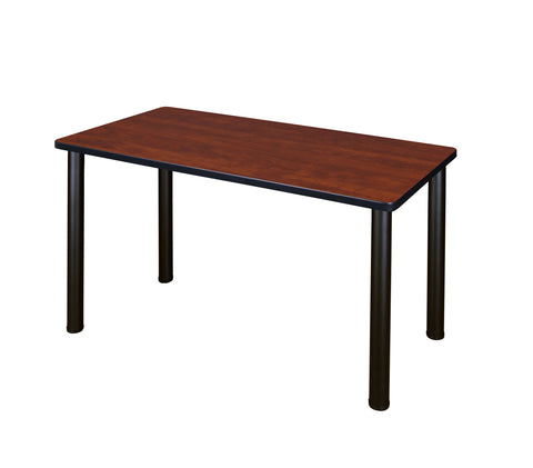Regency Kee 42 x 24 in. Training Seminar Table Top Black Legs