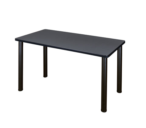 Regency Kee 42 x 24 in. Training Seminar Table Top Black Legs
