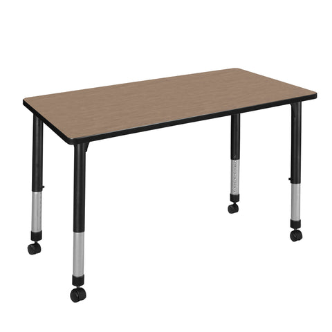 Regency Kee 42 x 24 in. Height Adjustable Mobile Classroom Activity Table