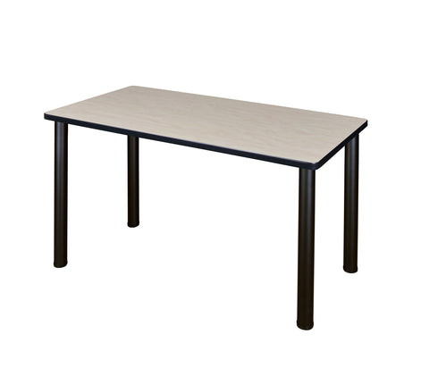 Regency Kee 42 x 24 in. Training Seminar Table Top Black Legs