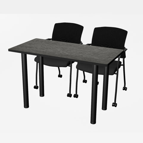 Regency Kee Training Table- & 2 Knight Mesh Chairs