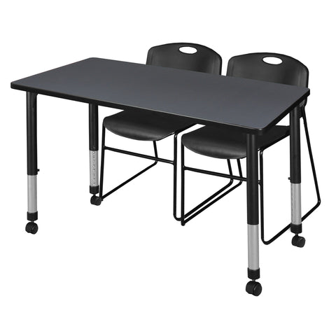 Grey / Black / Black / 48 x 24