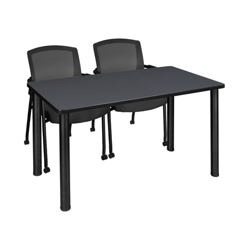 Regency Kee Training Table- & 2 Knight Mesh Chairs