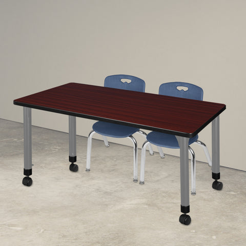 Mahogany / Grey / Blue / 48 x 30